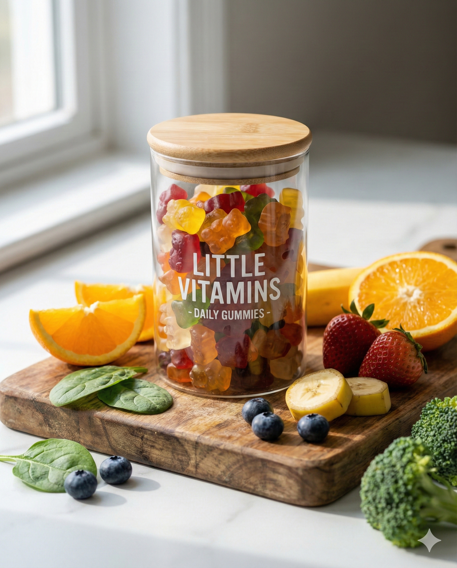 Vitamins and healthy supplements for children