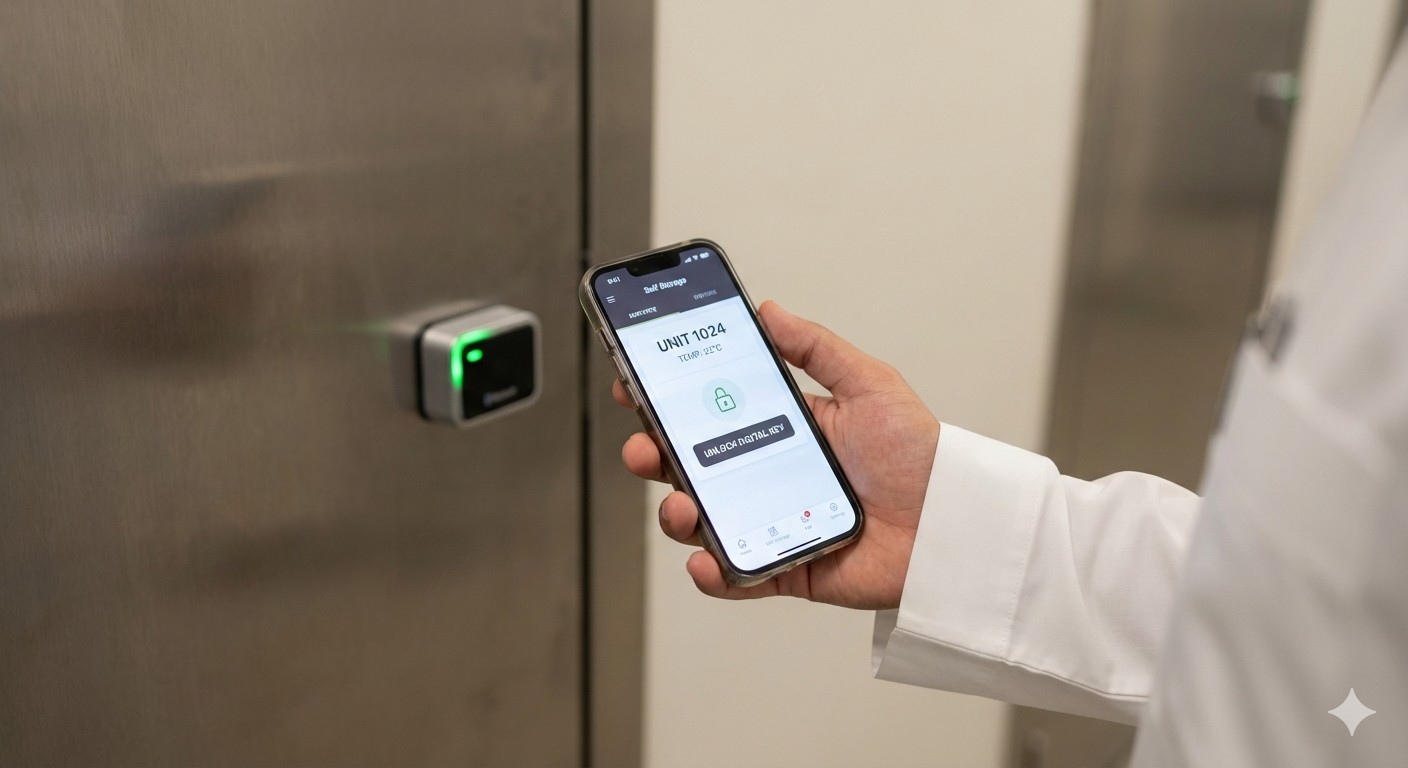 تطبيق التحكم الذكي في وحدات التخزين