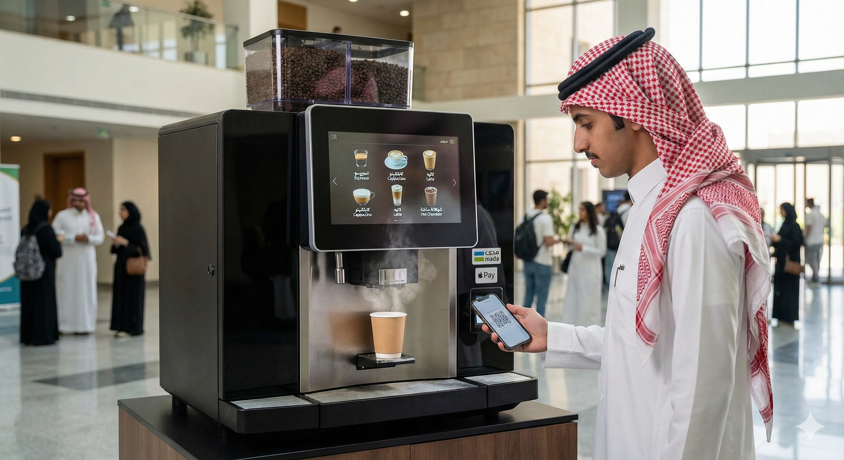 ماكينة القهوة الذاتية