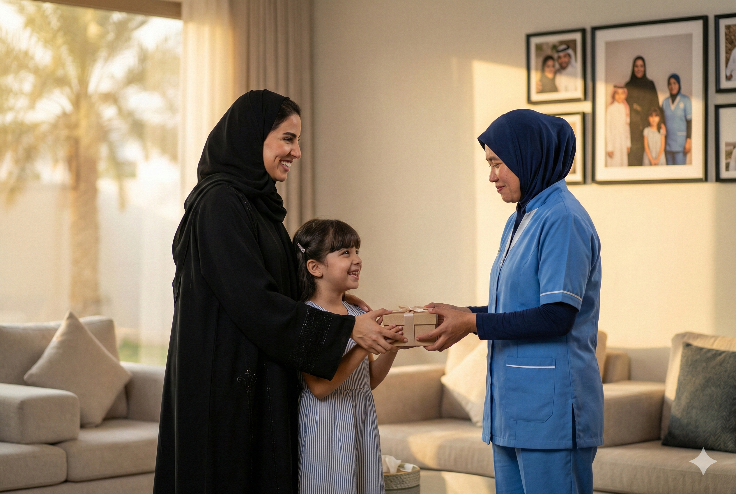 العلاقة الإنسانية والاحترام المتبادل مع العمالة المنزلية