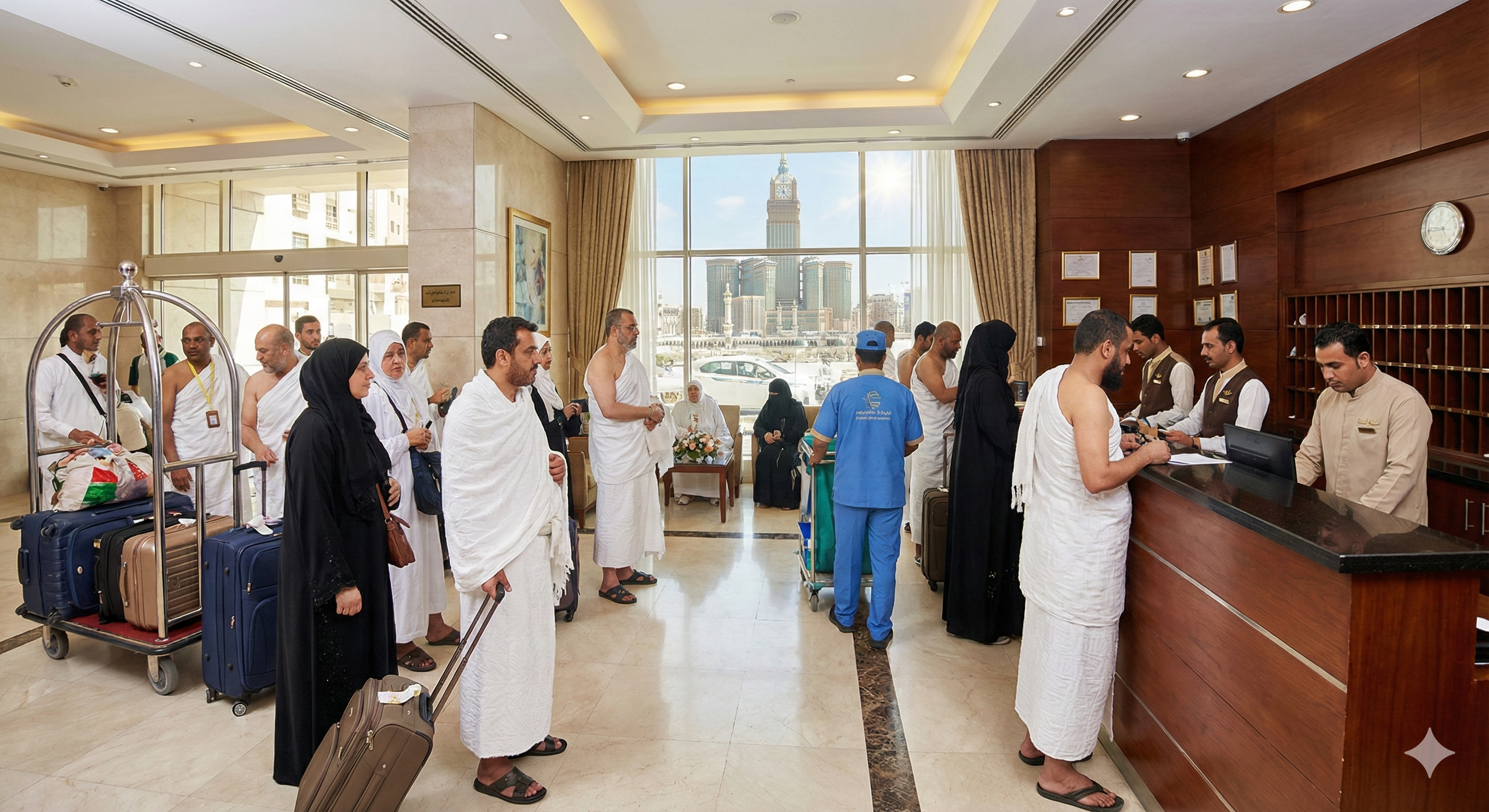 إدارة الشقق المفروشة في موسم الحج