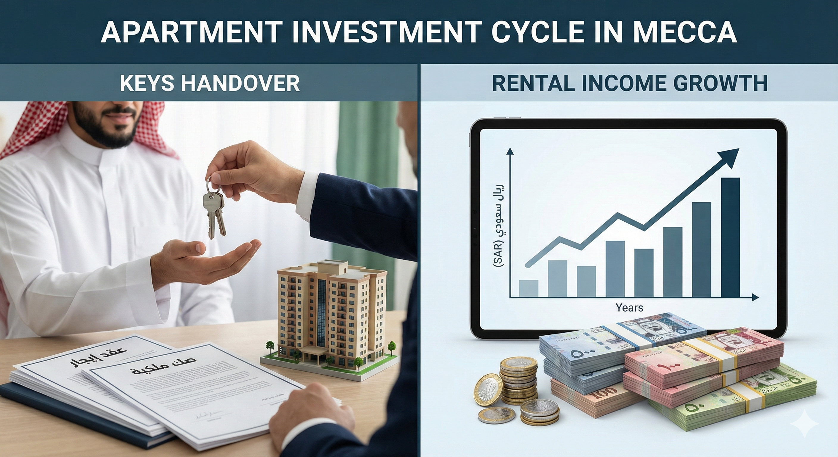 العائد الاستثماري للشقق المفروشة في مكة والمدينة