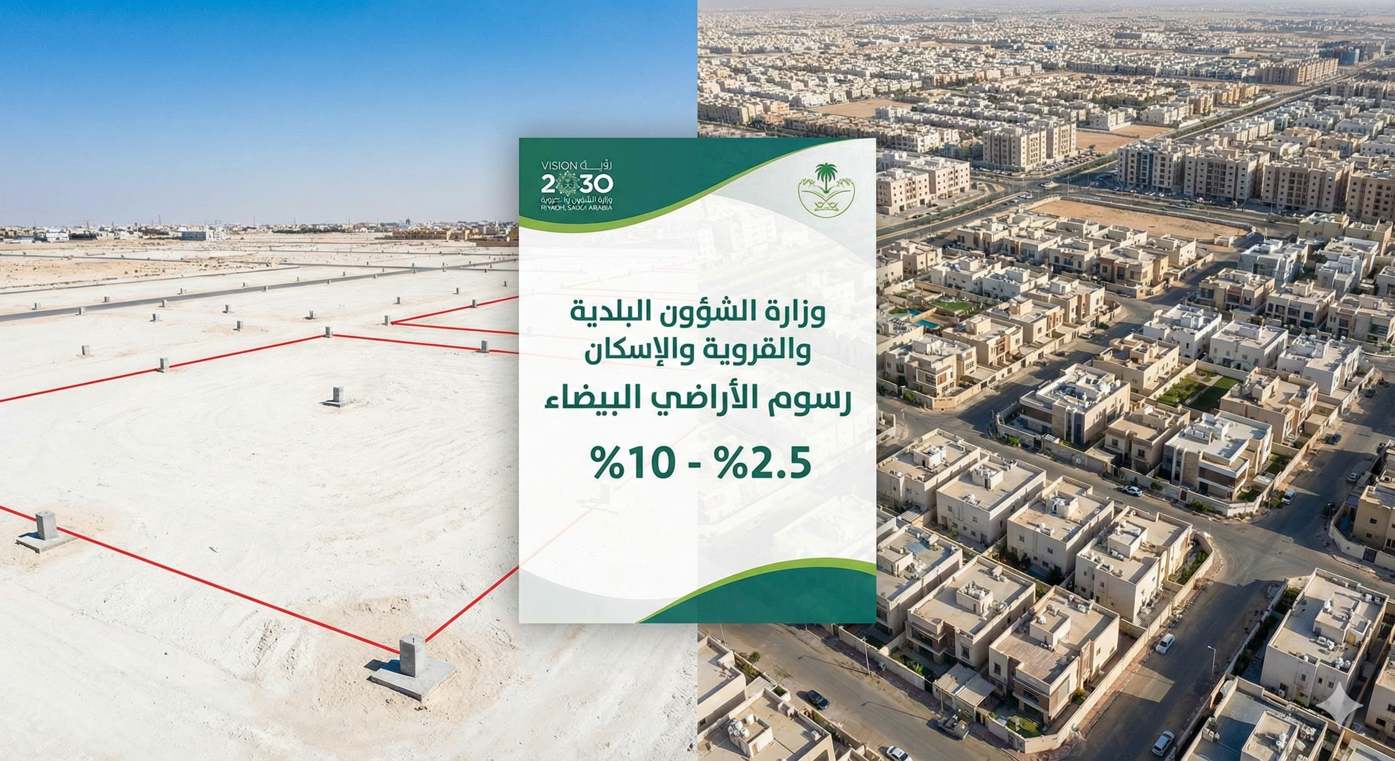 رسوم الأراضي البيضاء في السعودية 2026