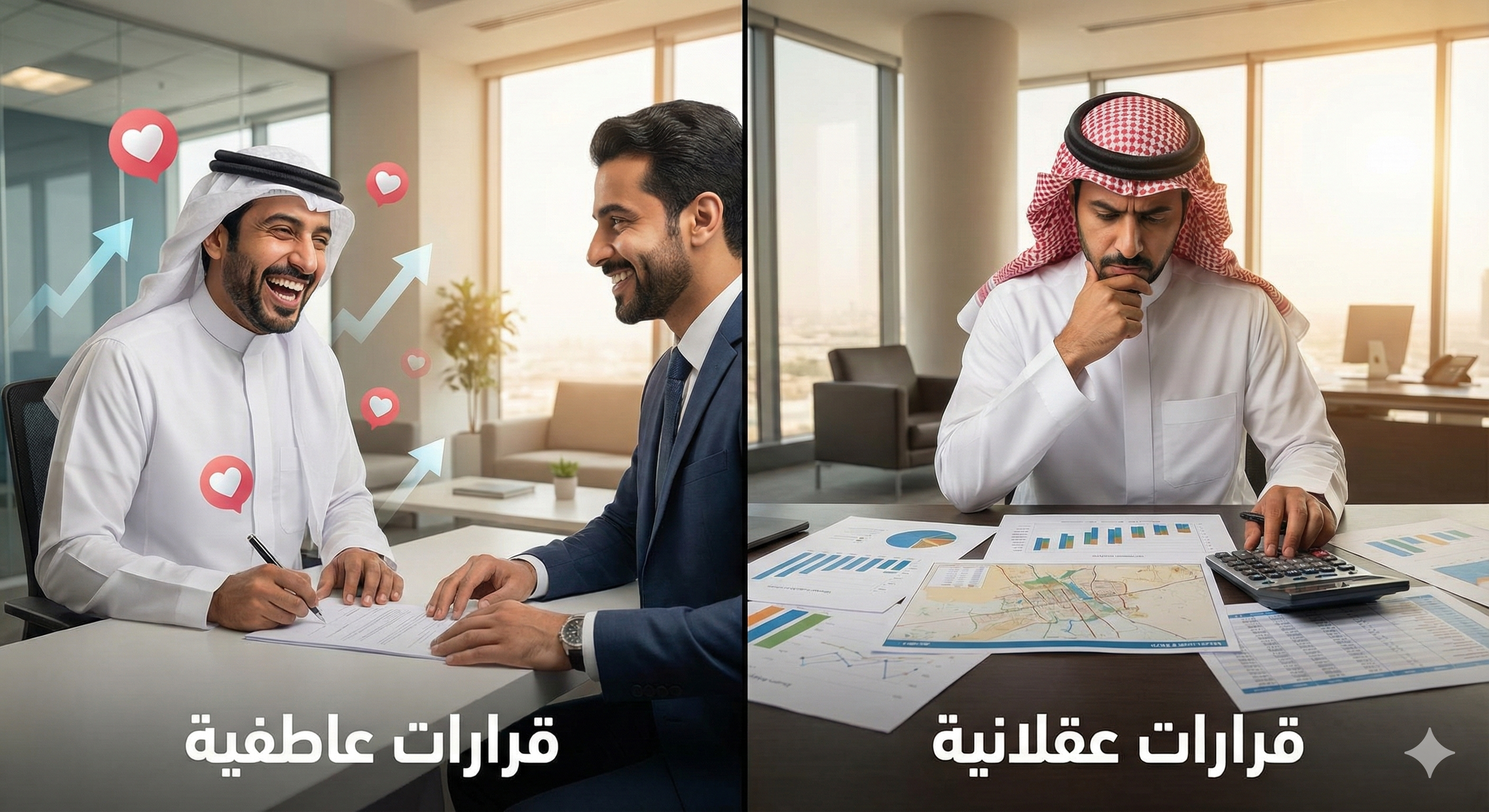 الشراء العاطفي مقابل الشراء المدروس