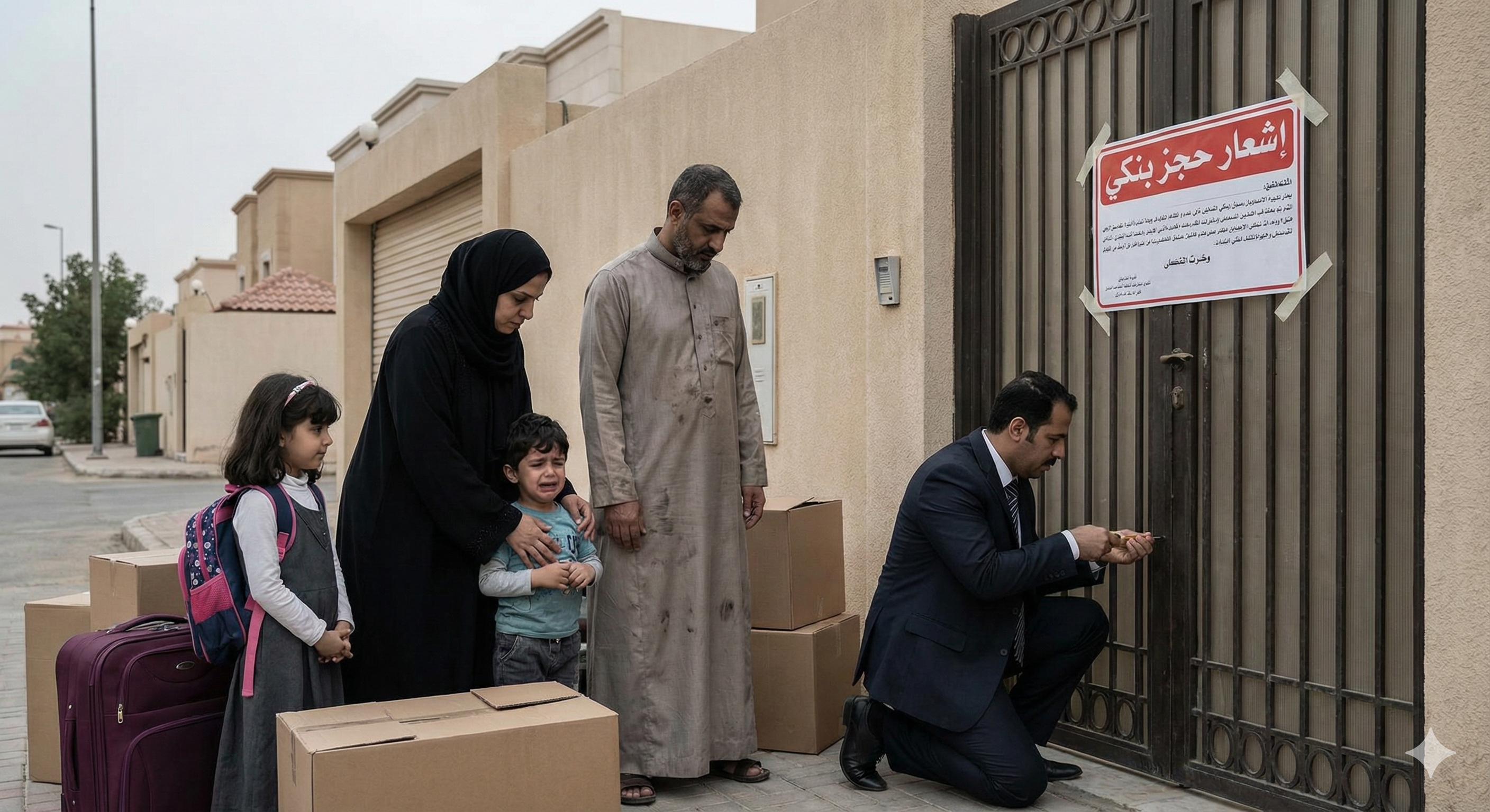 عواقب التعثر في سداد التمويل العقاري - فقدان المنزل