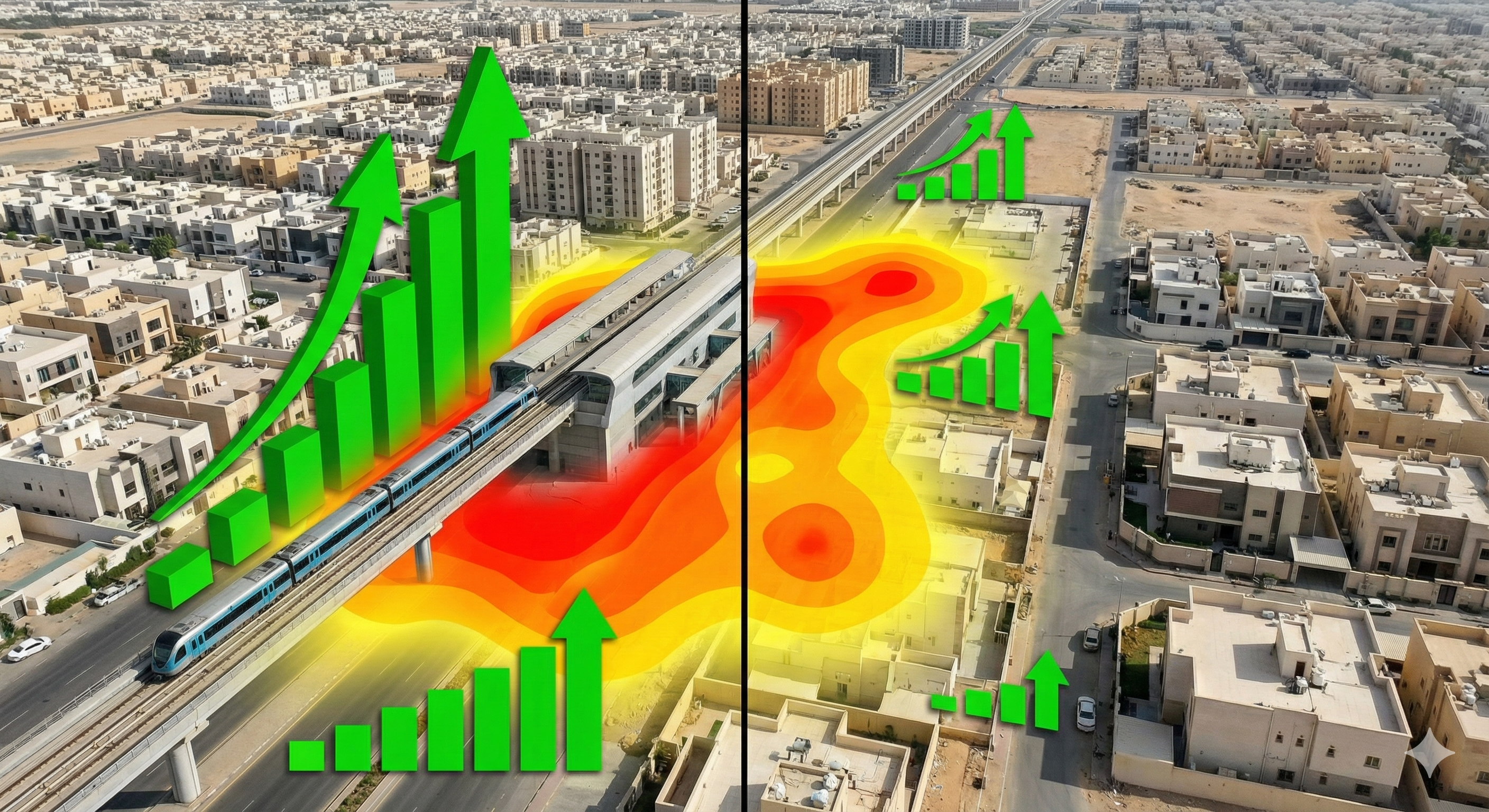 تأثير مترو الرياض على أسعار العقارات المحيطة