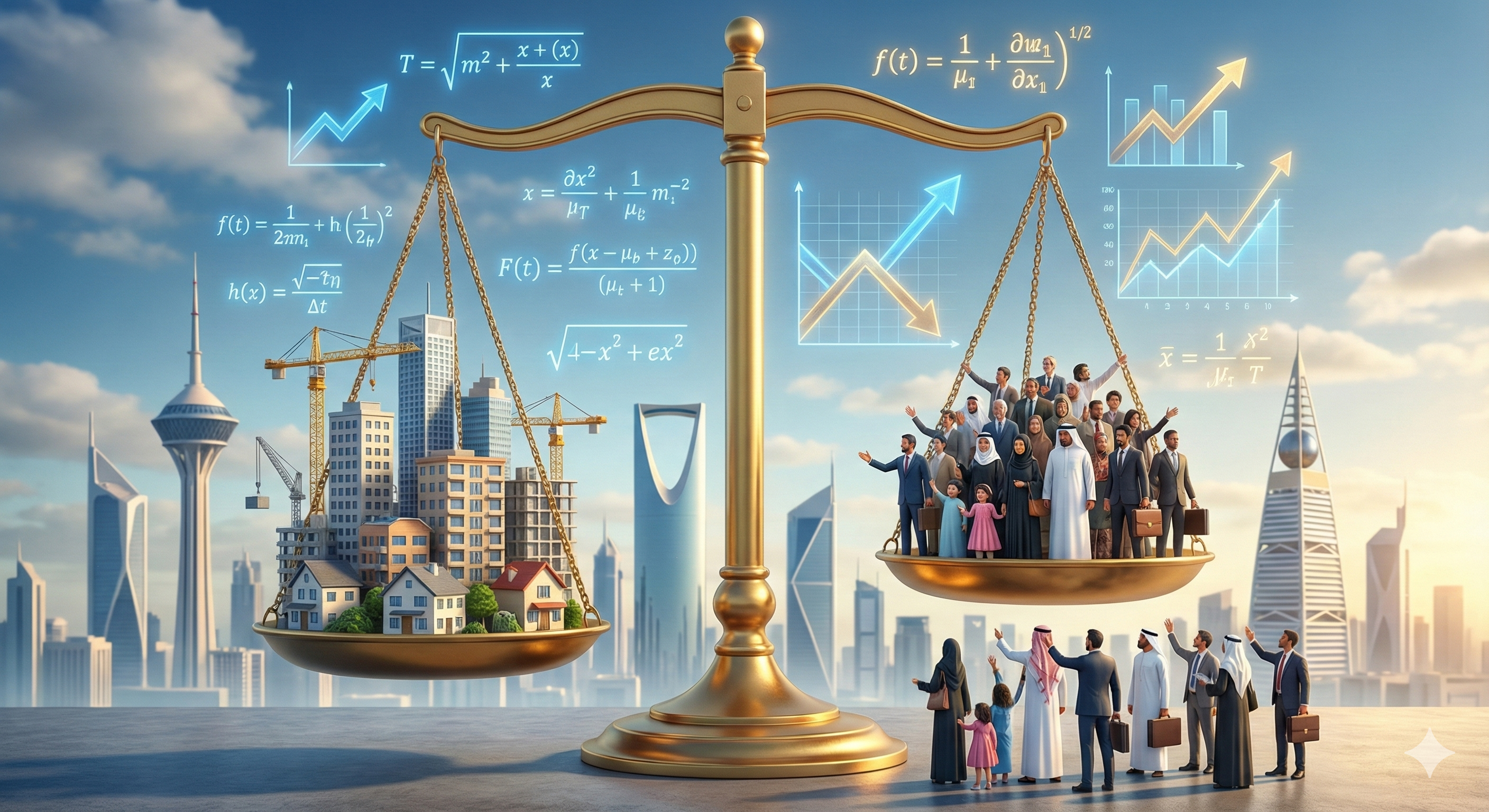 ميزان العرض والطلب في السوق العقاري