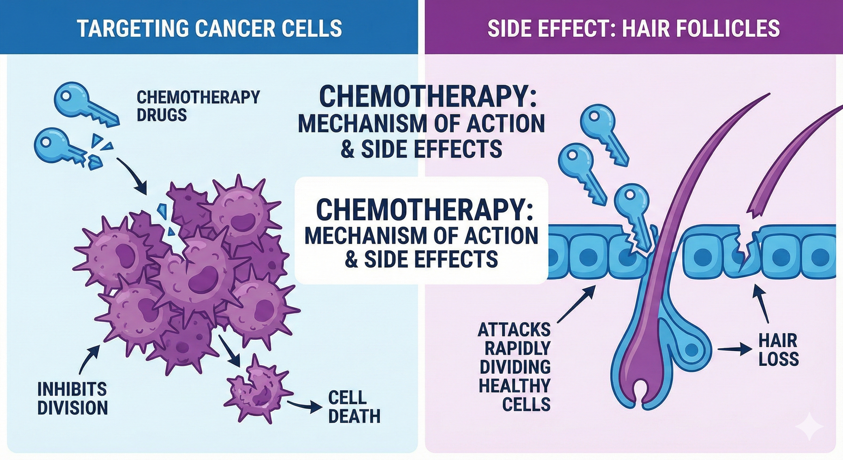 العلاج الكيميائي وتأثيره على الخلايا