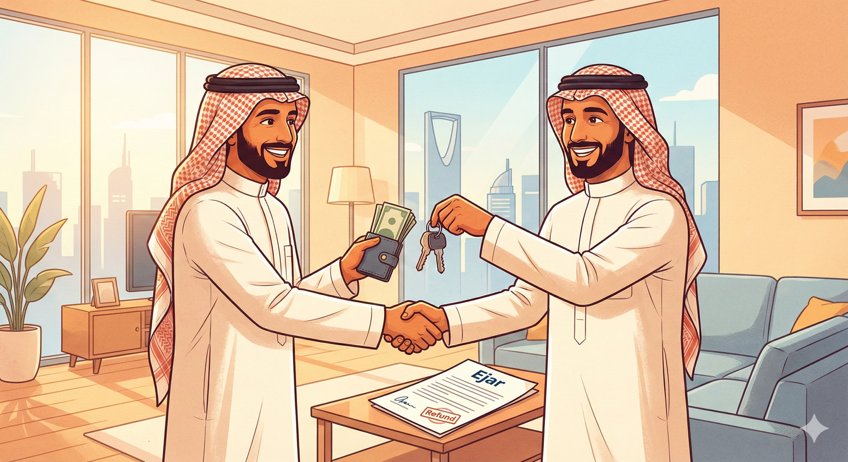 استرداد مبلغ الضمان الإيجاري