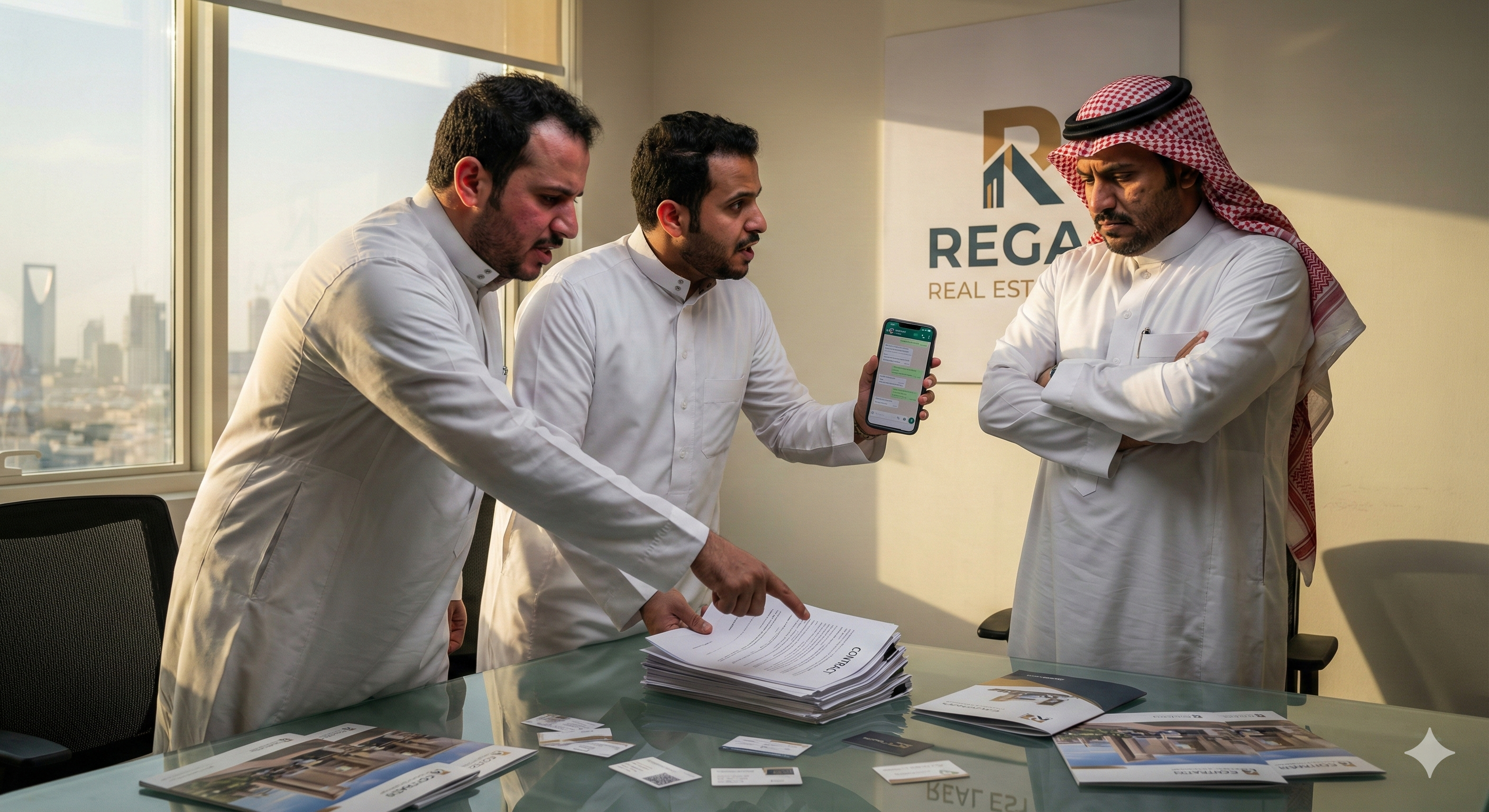 Brokers disputing over commission