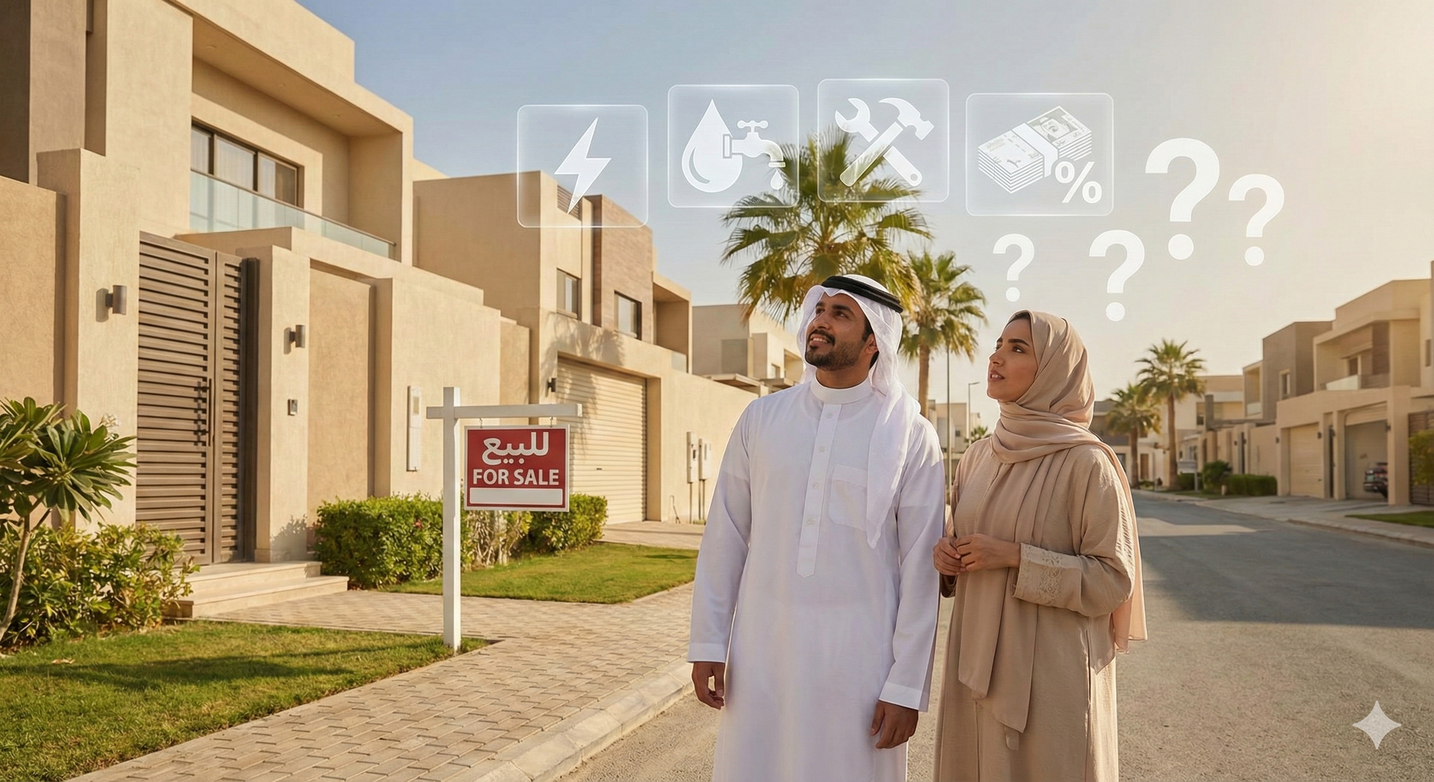 Saudi family considering homeownership costs