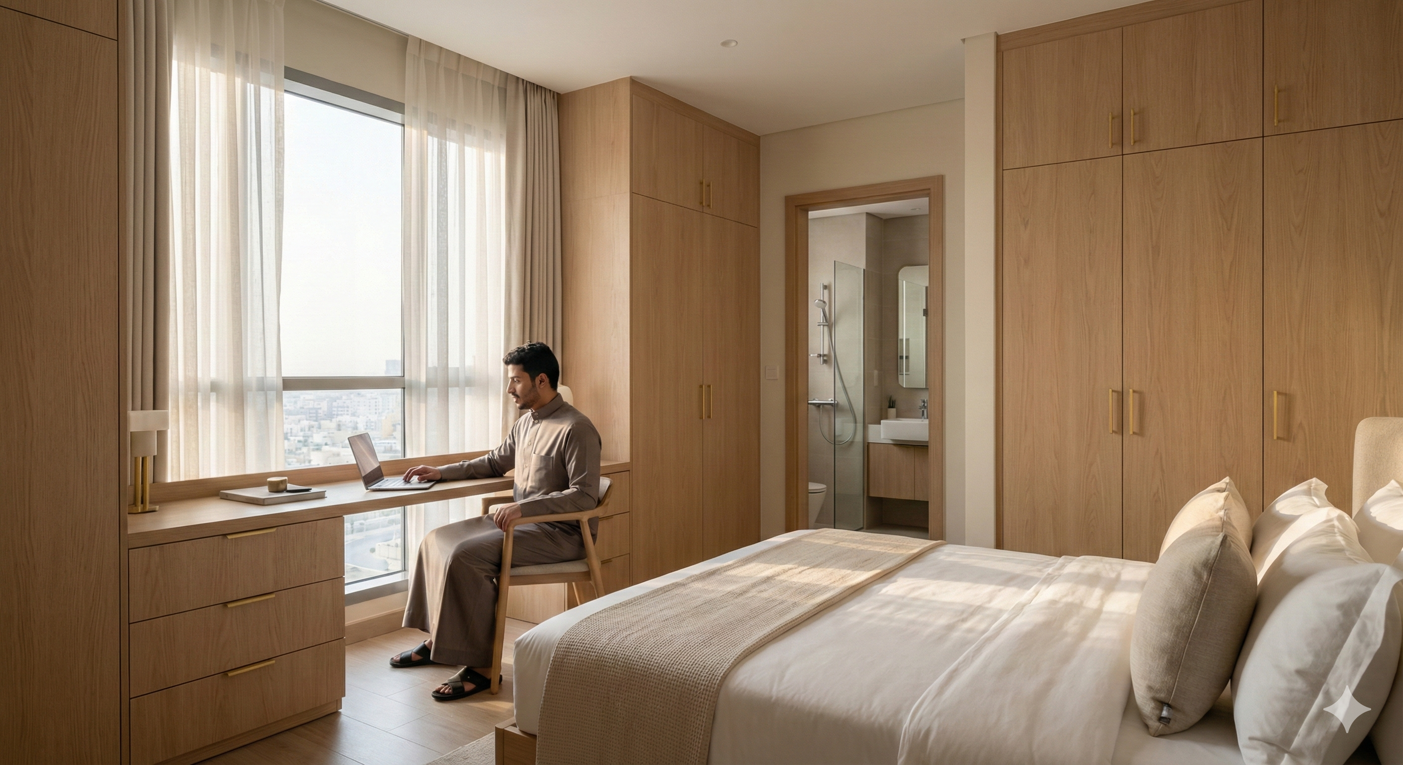 Private room in co-living buildings