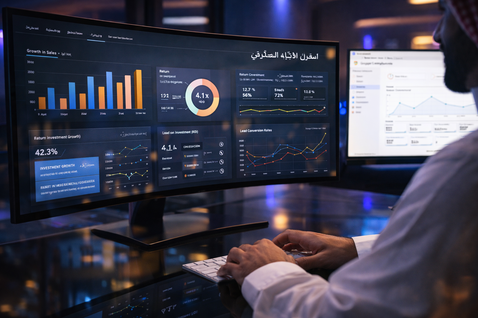 Data analytics and results in real estate digital marketing