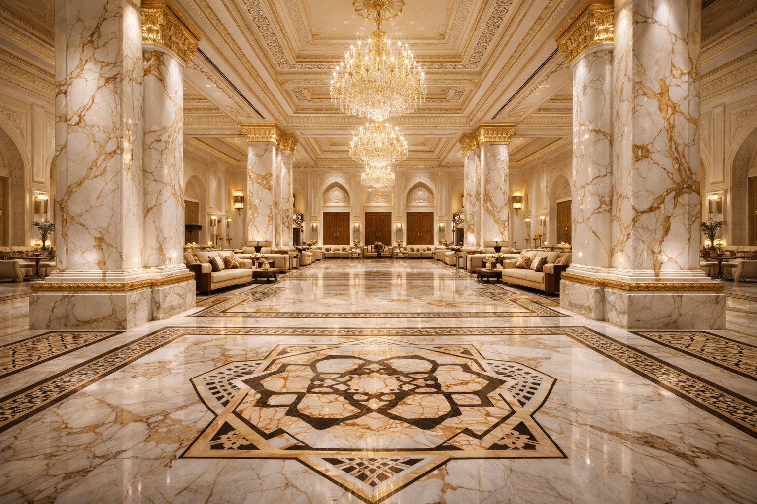 Marble in luxury interior design