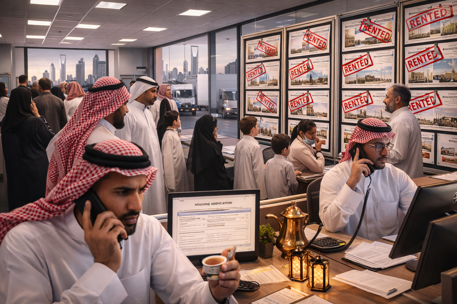 فترة ذروة الطلب على الإيجار في السعودية