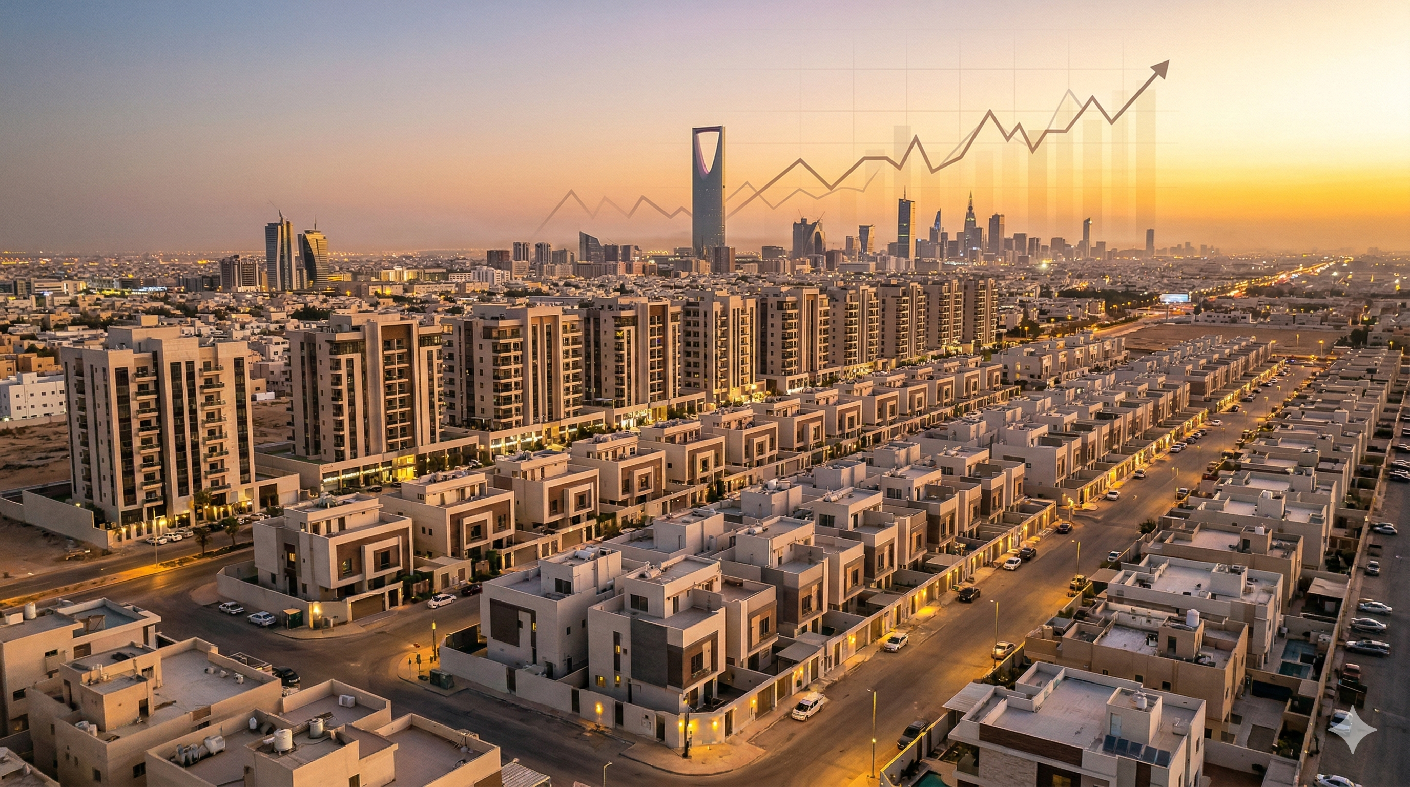 مقارنة أسعار العقارات في مناطق المملكة