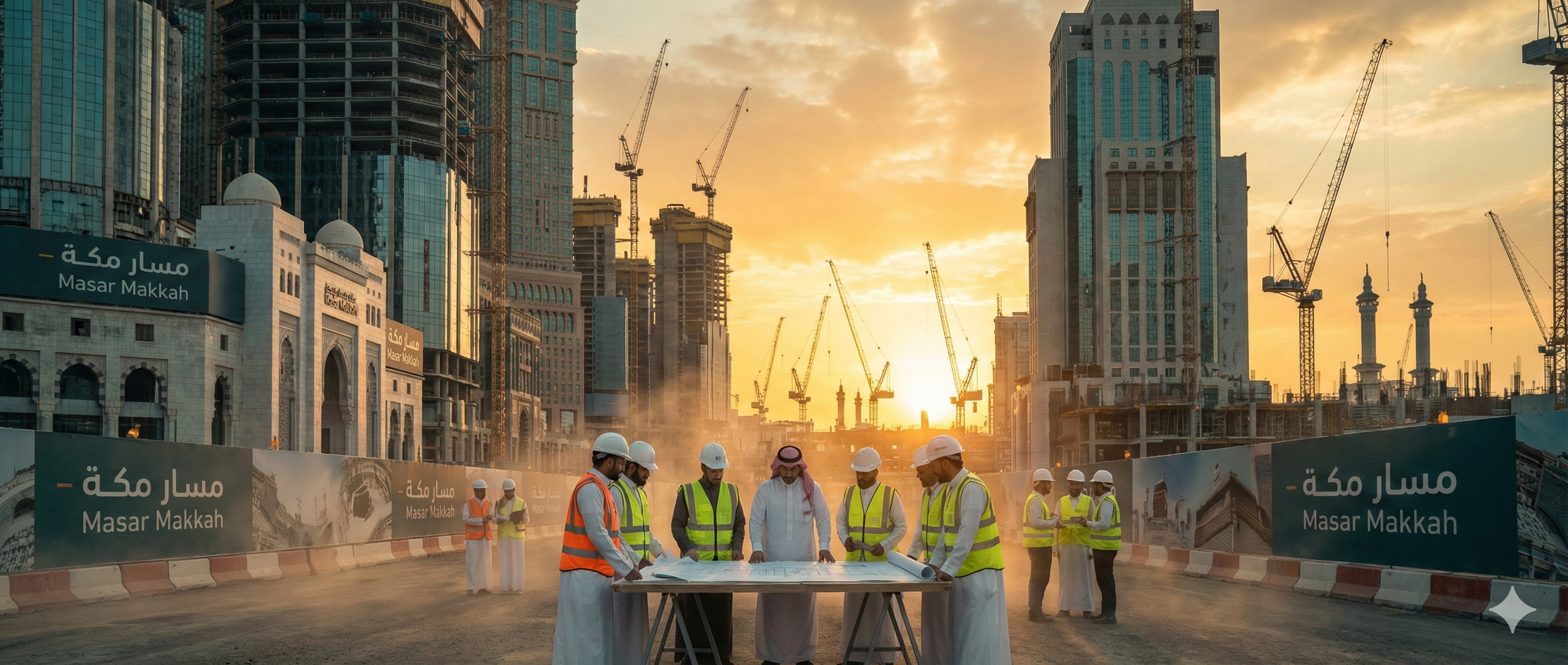 مشاريع مكة الضخمة تحت الإنشاء