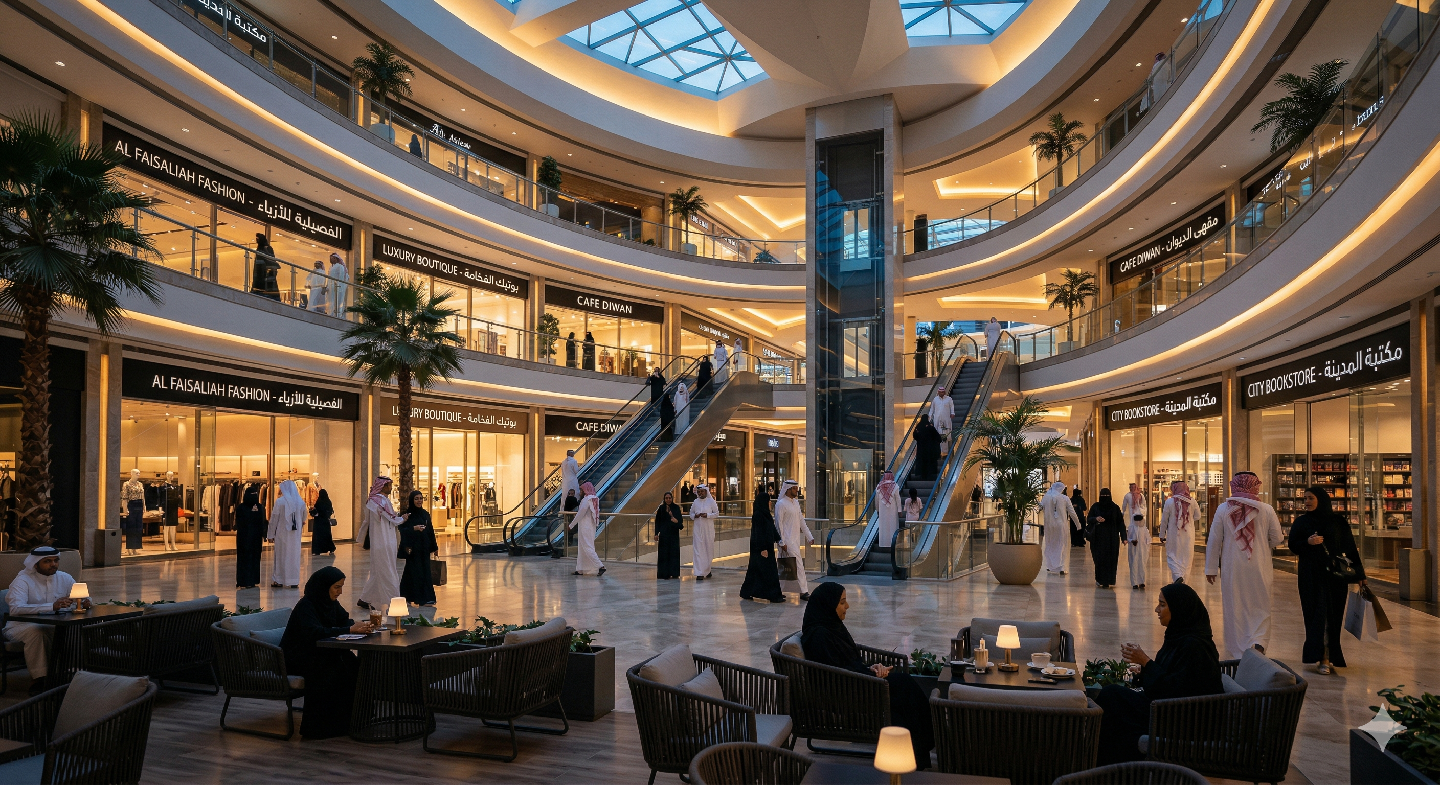 Retail shops and malls in Saudi Arabia
