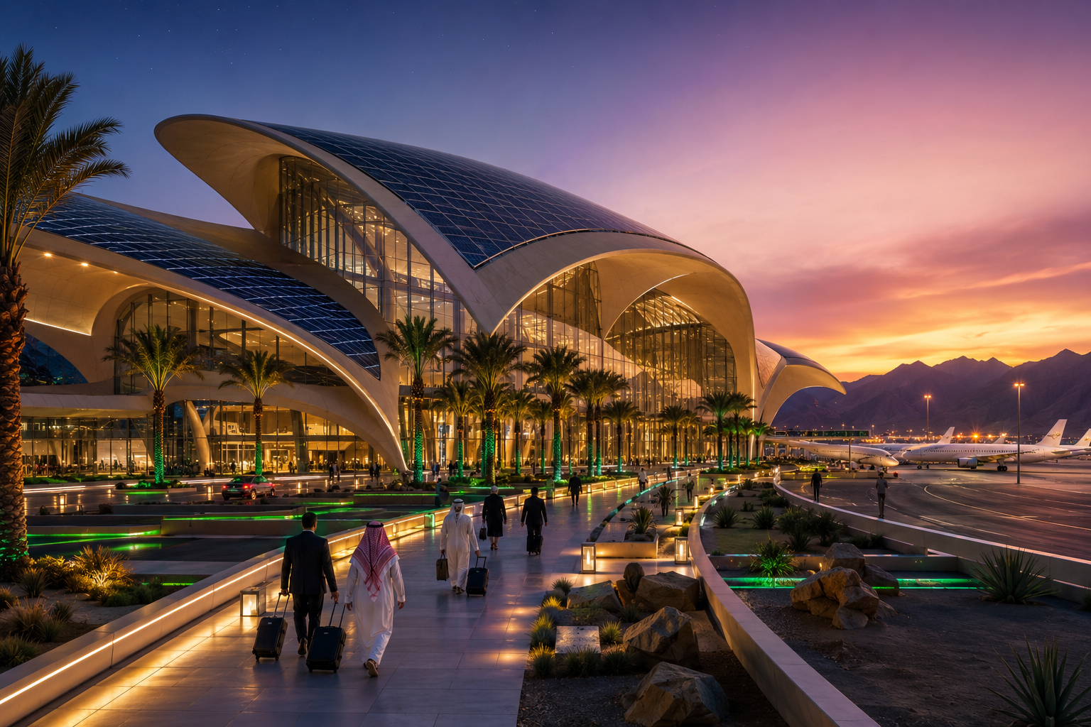 مطار البحر الأحمر الدولي RSI المستدام بتصميم Foster Partners