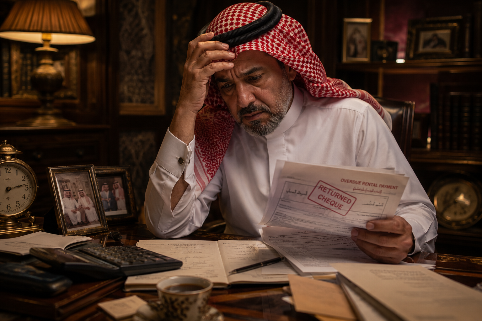 المخاطر المالية للمالك في حال تعثر المستأجر الوسيط
