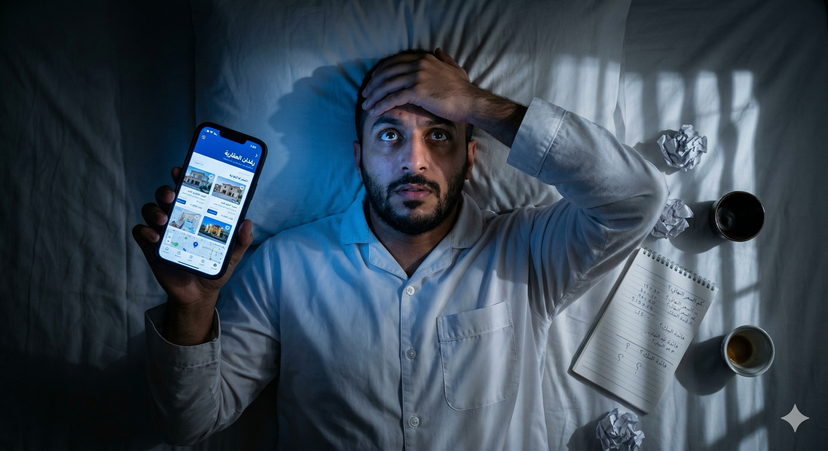 الأرق والقلق من قرار شراء البيت
