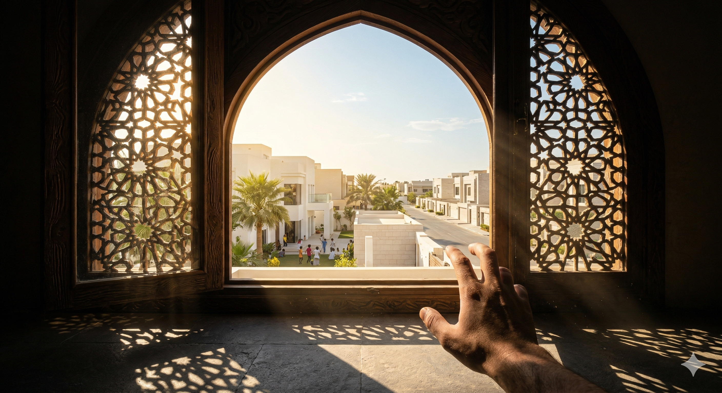 الفرصة المرئية من خلال نافذة المشربية