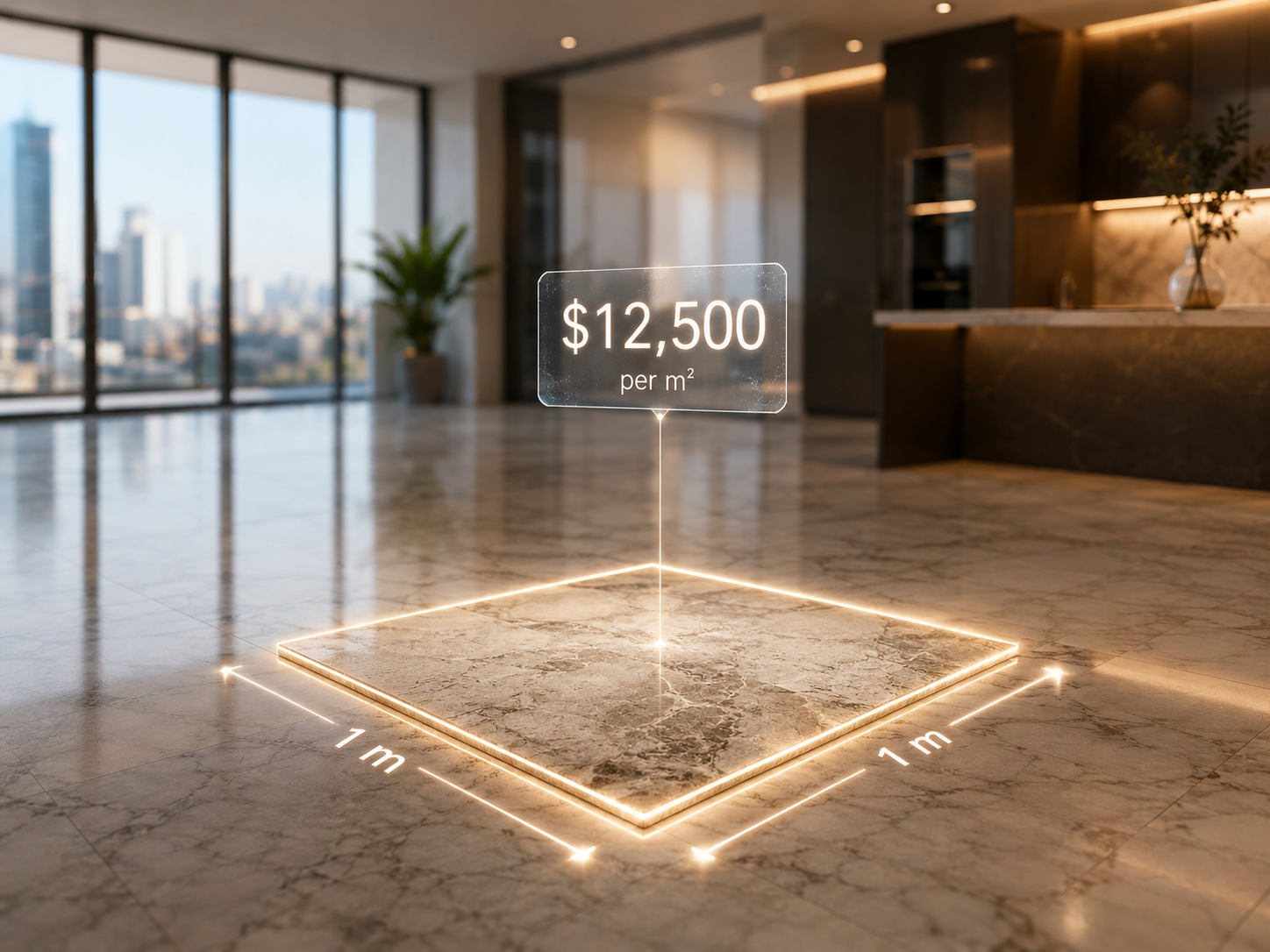 The concept of one square meter price in real estate