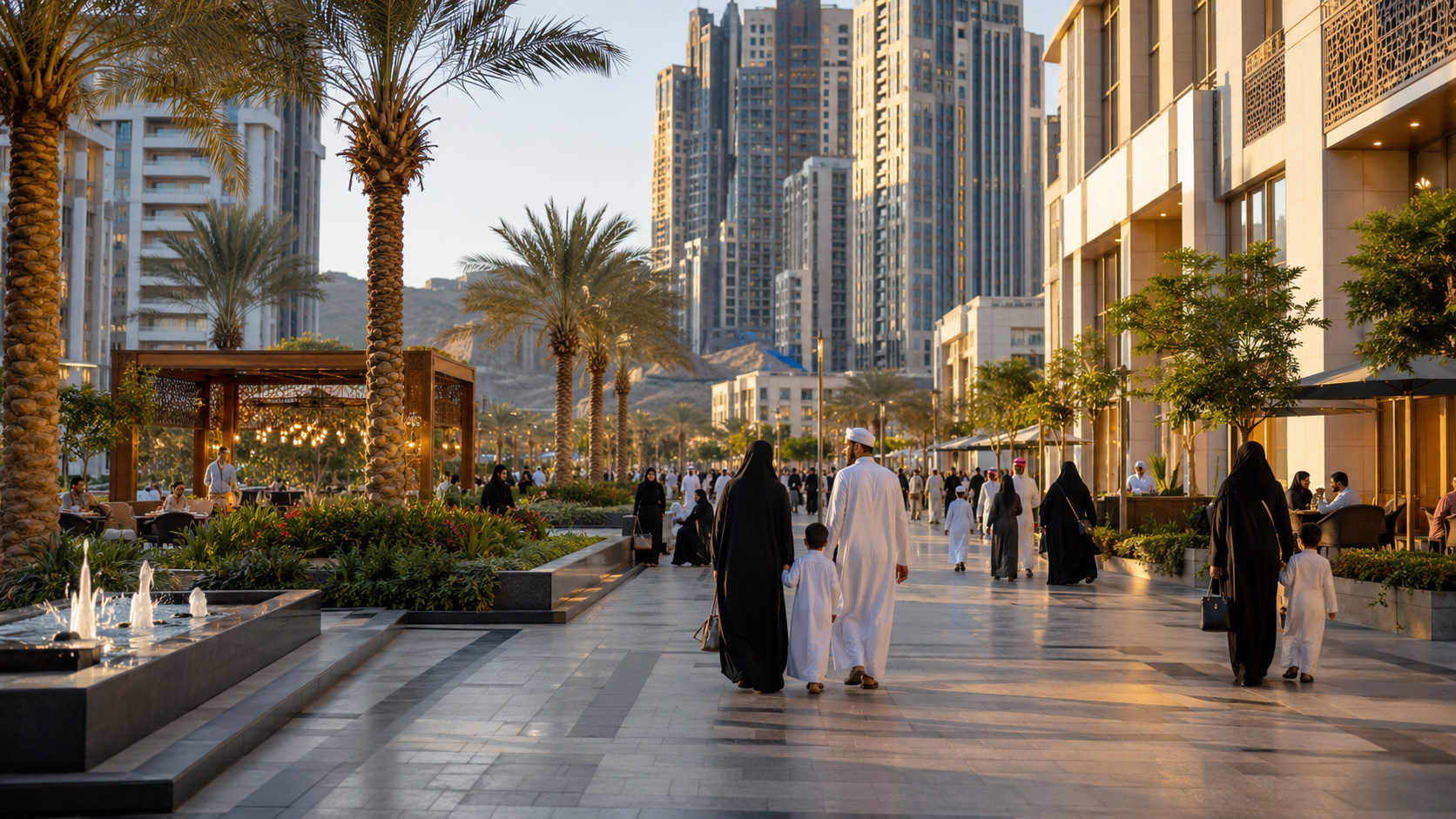 مكوّنات مشروع حدائق مسار: سكني وفندقي وتجاري وحدائق
