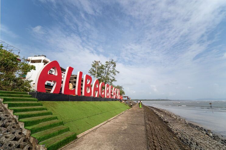 Alibaug Beach in Alibag, Raigad