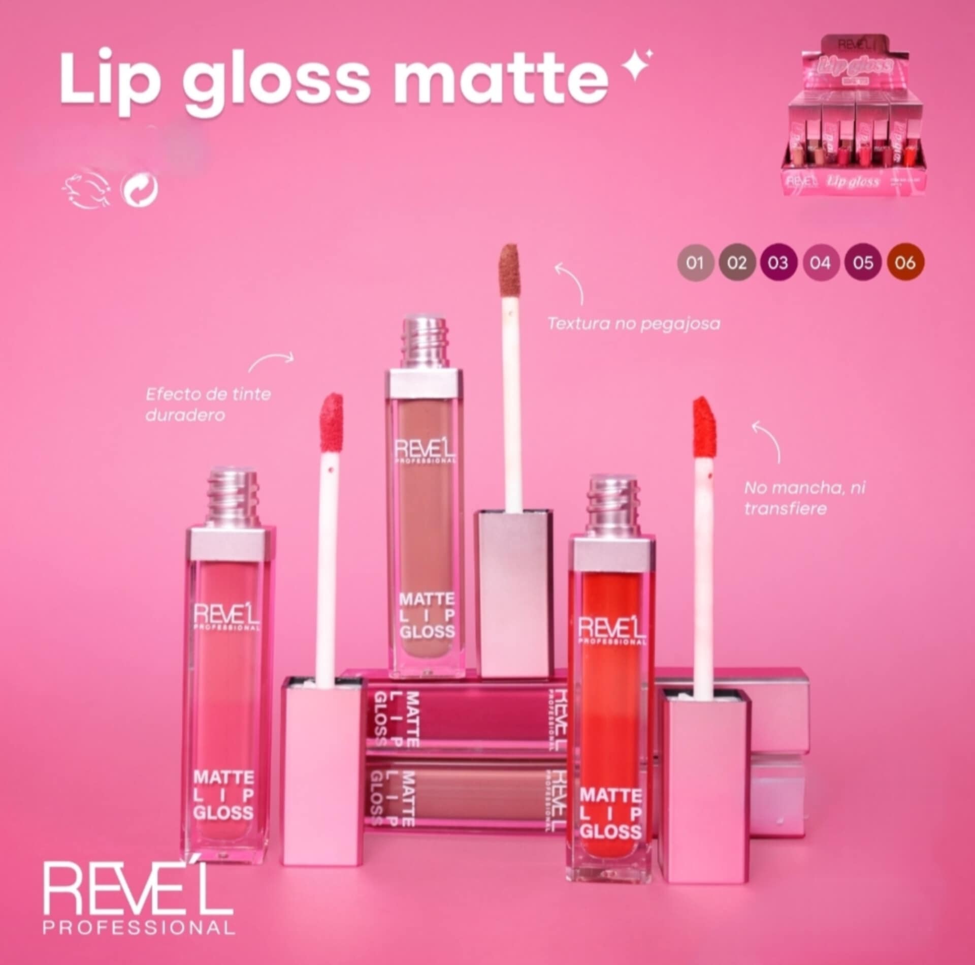 LABIAL LIP GLOSS (matte terciopelo)