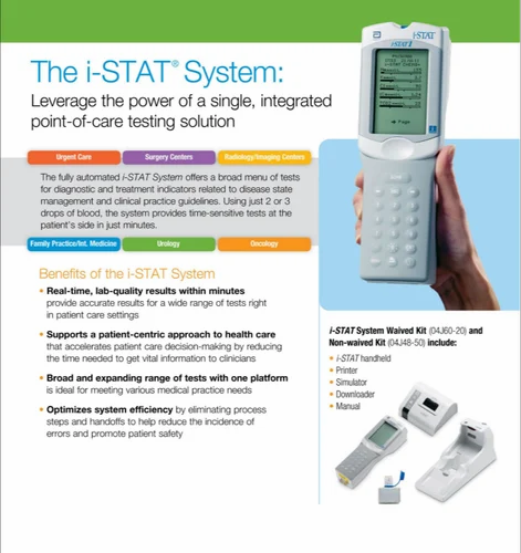 ABBOTT - I-STAT 1 Blood Analyzer
