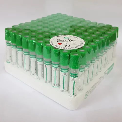 Plastic Na Heparin Blood Collection Tube, Size: 3 ml