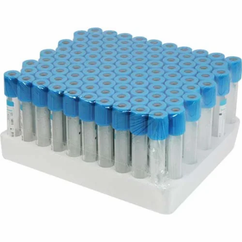 Plain Blood Test Tube, Material: PP Plastic, 100 mm