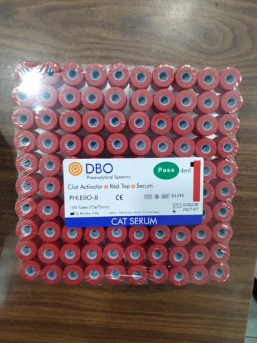 Gel Clot Activator Blood Collection Tube