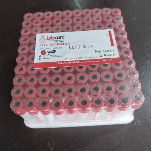 Clot Activator Blood Collection Tube