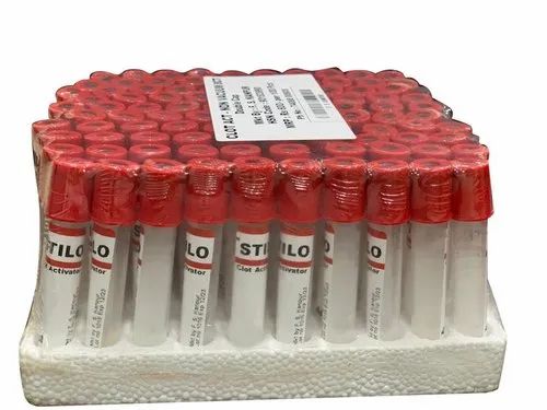 Plastic 3 ml Clot Activator Tube, For Used to collect blood