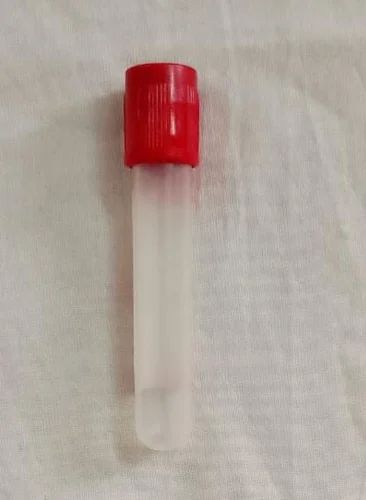 Plastic Red Clot Activator Tube, Size: 2 ml