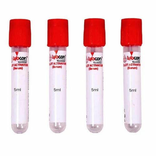 Plastic 5ml Clot Activator Blood Collection Tube