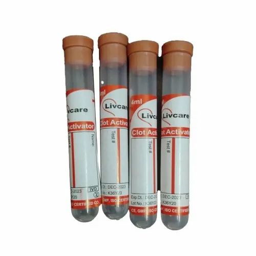 Blood Collection Cloat Activator Tube