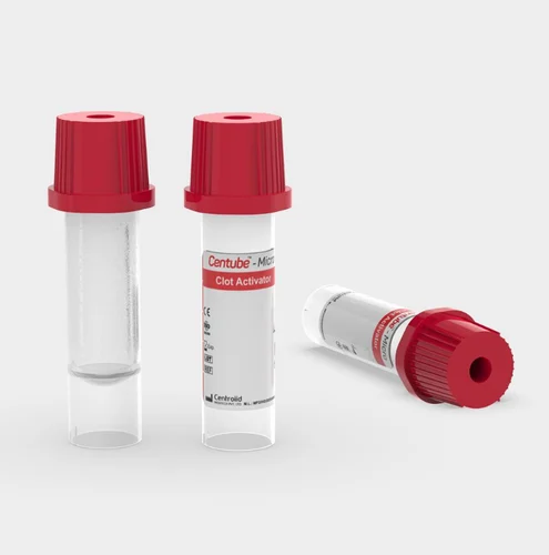 CENTUBE MICRO Clot Activator Paediatric Blood Collection Tubes