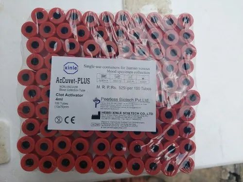 Red Accuvet Clot Activator 4ml