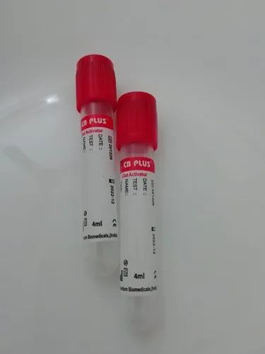 Polypropylene Transparent CLOT ACTIVATOR, Size: 13X75MM