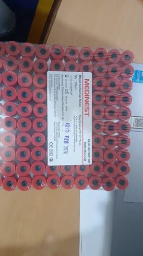 Plastic Clot Activator Blood Collection Tubes, 4 ml