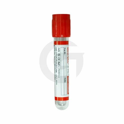 Clot Activator Non Vaccum Blood Collection Tube  - 4 ml
