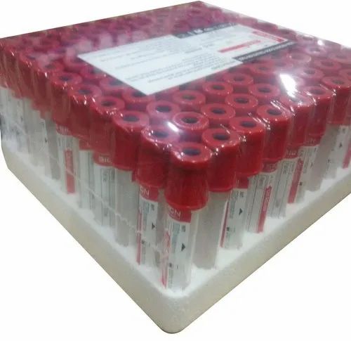 White And Red Clot Activator Non Vacuum Tube