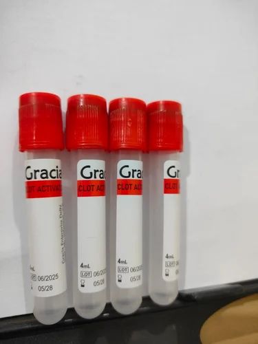 Clot Activator Non Vacuum Blood Collection Tubes