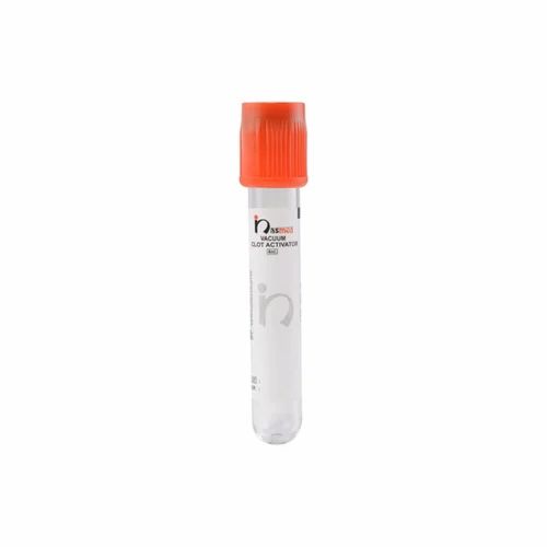 Clot Activator Vacuum Blood Collection Tube, 4 ml, Red