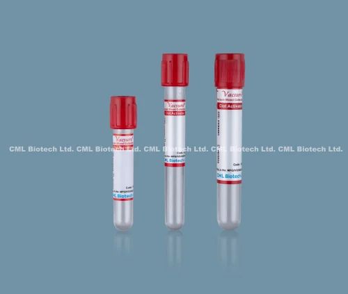 Clot Activator Non Vacuum Blood Collection Tube, For Laboratory, Size: 12 X 75 Mm
