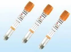 L Tube Gel and Clot Activator Non Vac(Double Cap) 3.5ml / 5ml, For Laboratory