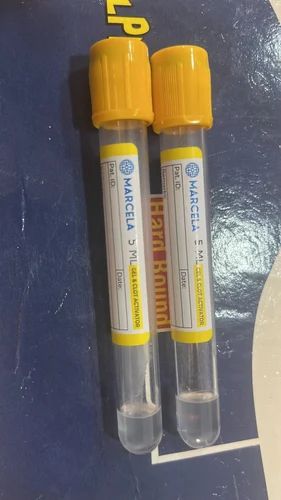 Yellow Gel Clot Activator Tube